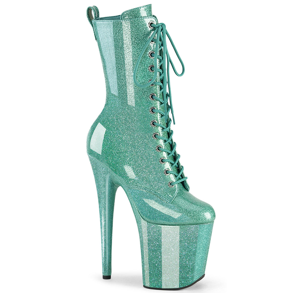 【PLEASER】FLAMINGO-1040GP シューズ Aqua Glitter Pat/M【取寄】