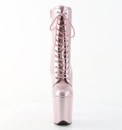 【PLEASER】FLAMINGO-1040GP シューズ Blush Pink Glitter Pat/M【取寄】
