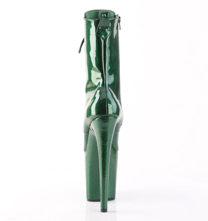 【PLEASER】FLAMINGO-1040GP シューズ Emerald Green Glitter Pat/M【取寄】