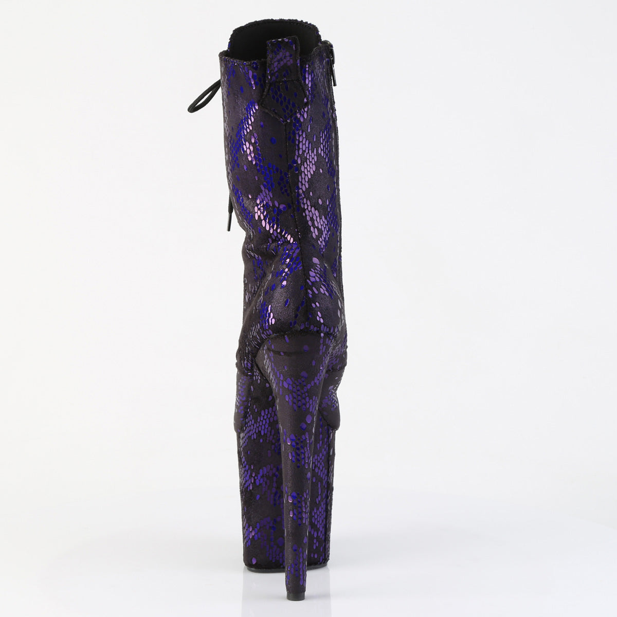 【PLEASER】FLAMINGO-1040SPF シューズ Purple Metallic Snake Print Fabric/M【取寄】