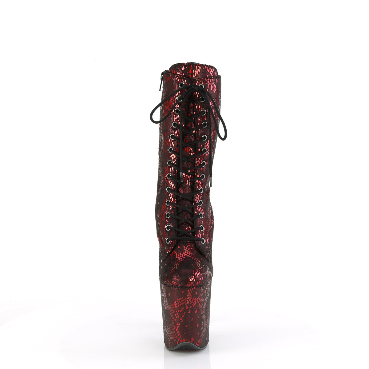 【PLEASER】FLAMINGO-1040SPF シューズ Red Metallic Snake Print Fabric/M【取寄】