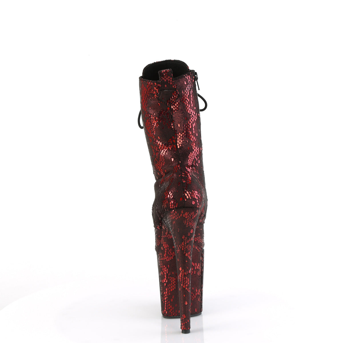 【PLEASER】FLAMINGO-1040SPF シューズ Red Metallic Snake Print Fabric/M【取寄】