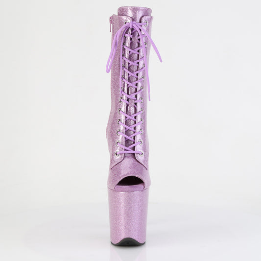 【PLEASER】FLAMINGO-1041GP プラットフォームシューズ Lilac Glitter Pat/M【取寄】
