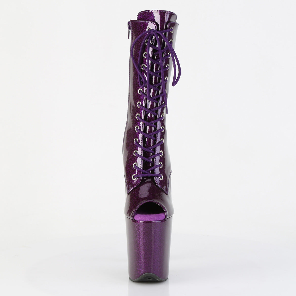 【PLEASER】FLAMINGO-1041GP シューズ Purple Glitter Pat/M【取寄】