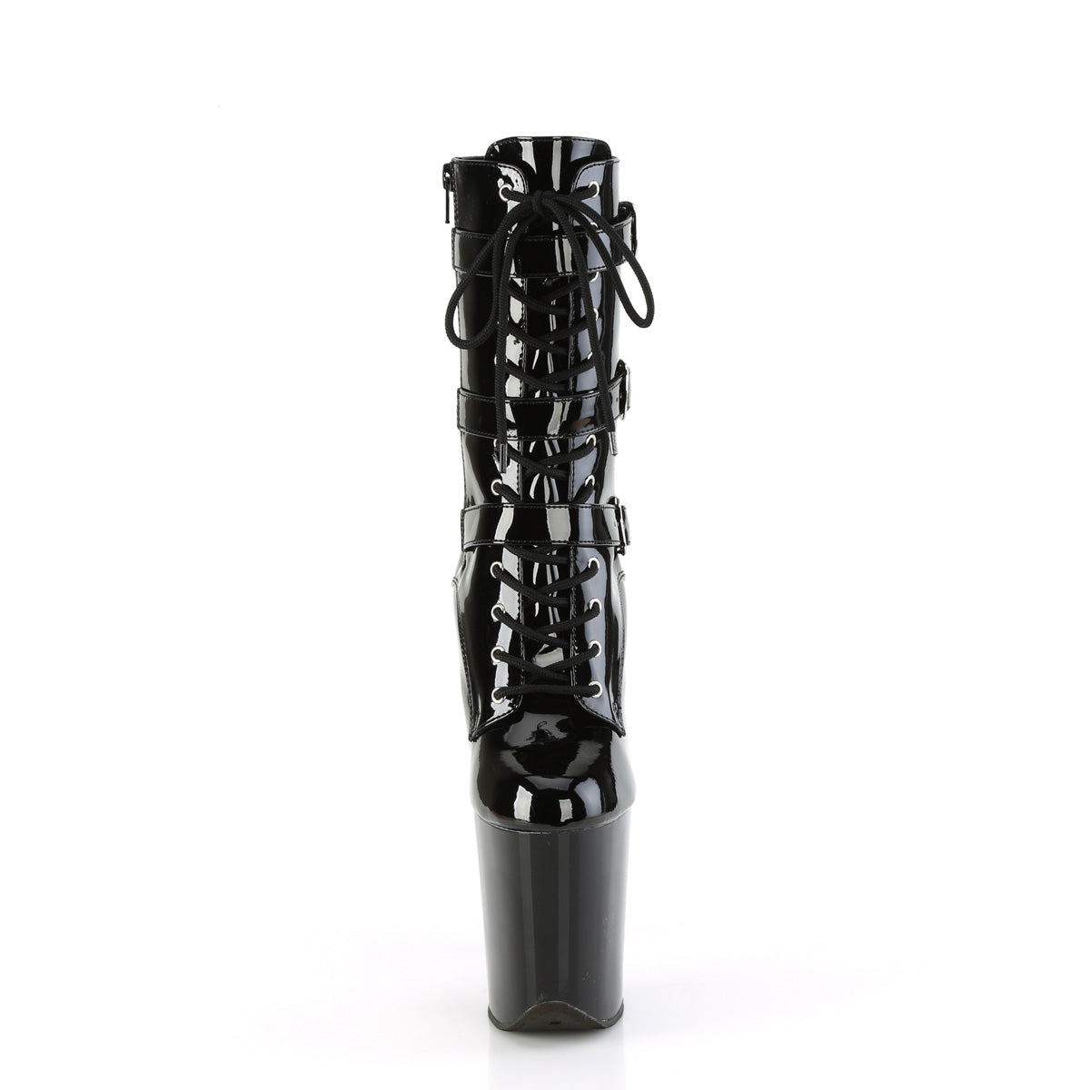 【PLEASER】FLAMINGO-1043 シューズ Blk Pat/Blk【取寄】