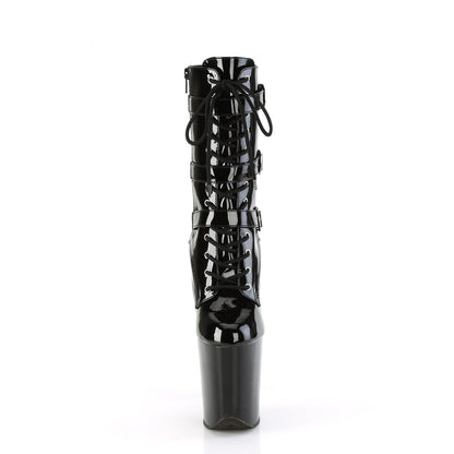 【PLEASER】FLAMINGO-1043 シューズ Blk Pat/Blk【取寄】