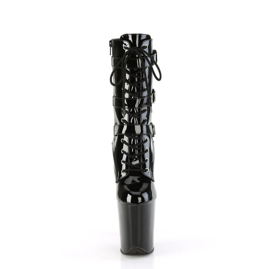 【PLEASER】FLAMINGO-1043 プラットフォームシューズ Blk Pat/Blk【取寄】