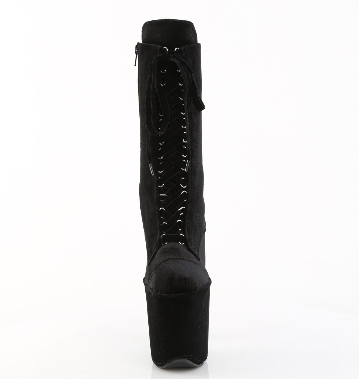 【PLEASER】FLAMINGO-1045VEL シューズ Blk Velvet/Blk Velvet【取寄】