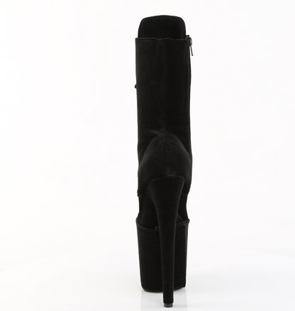【PLEASER】FLAMINGO-1045VEL シューズ Blk Velvet/Blk Velvet【取寄】