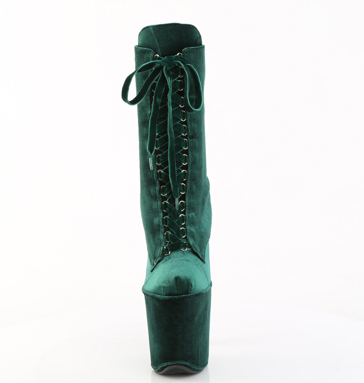 【PLEASER】FLAMINGO-1045VEL シューズ Emerald Green Velvet/Emerald Green Velvet【取寄】
