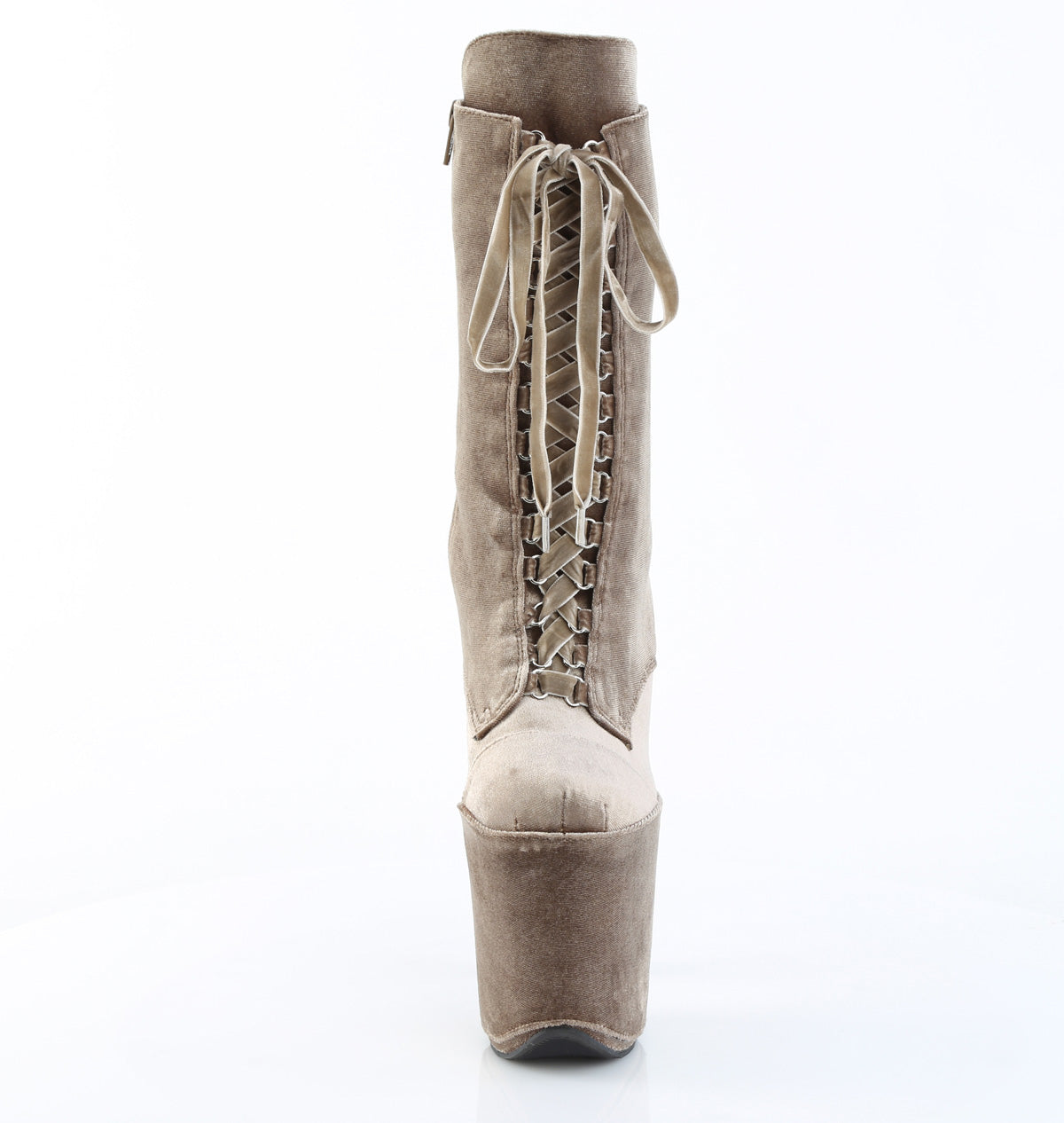 【PLEASER】FLAMINGO-1045VEL シューズ Khaki Velvet/Khaki Velvet【取寄】