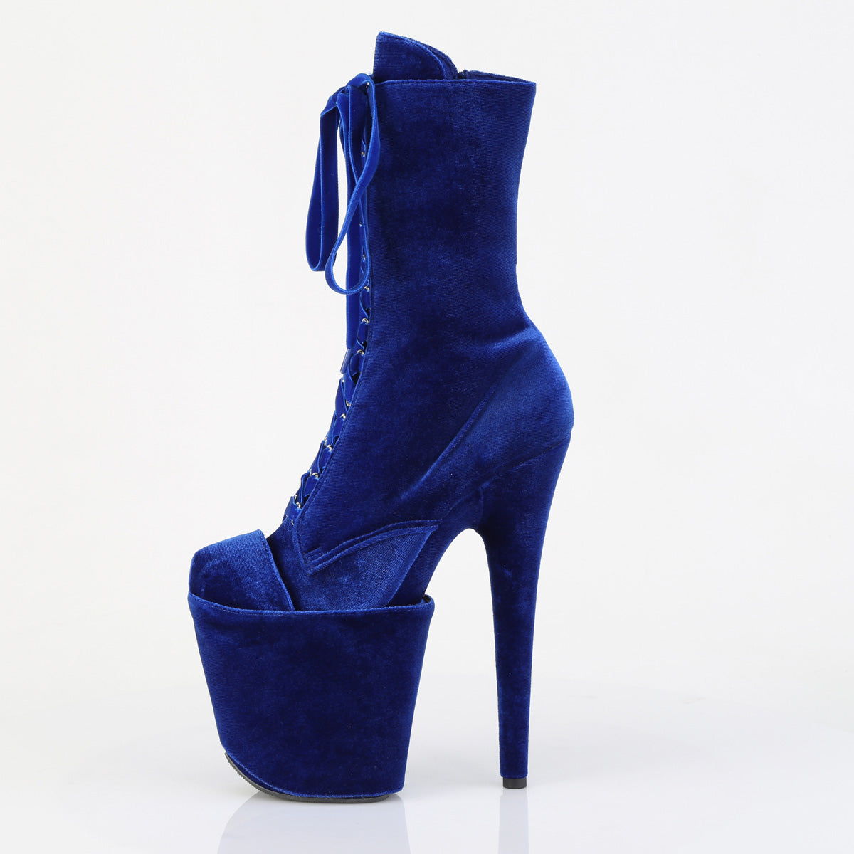 【PLEASER】FLAMINGO-1045VEL シューズ Navy Blue Velvet/Navy Blue Velvet【取寄】