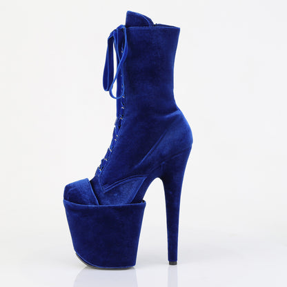 【PLEASER】FLAMINGO-1045VEL シューズ Navy Blue Velvet/Navy Blue Velvet【取寄】