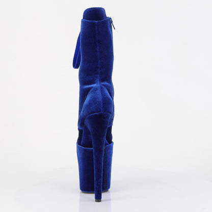 【PLEASER】FLAMINGO-1045VEL シューズ Navy Blue Velvet/Navy Blue Velvet【取寄】