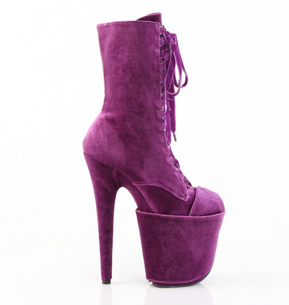【PLEASER】FLAMINGO-1045VEL シューズ Purple Velvet/Purple Velvet【取寄】