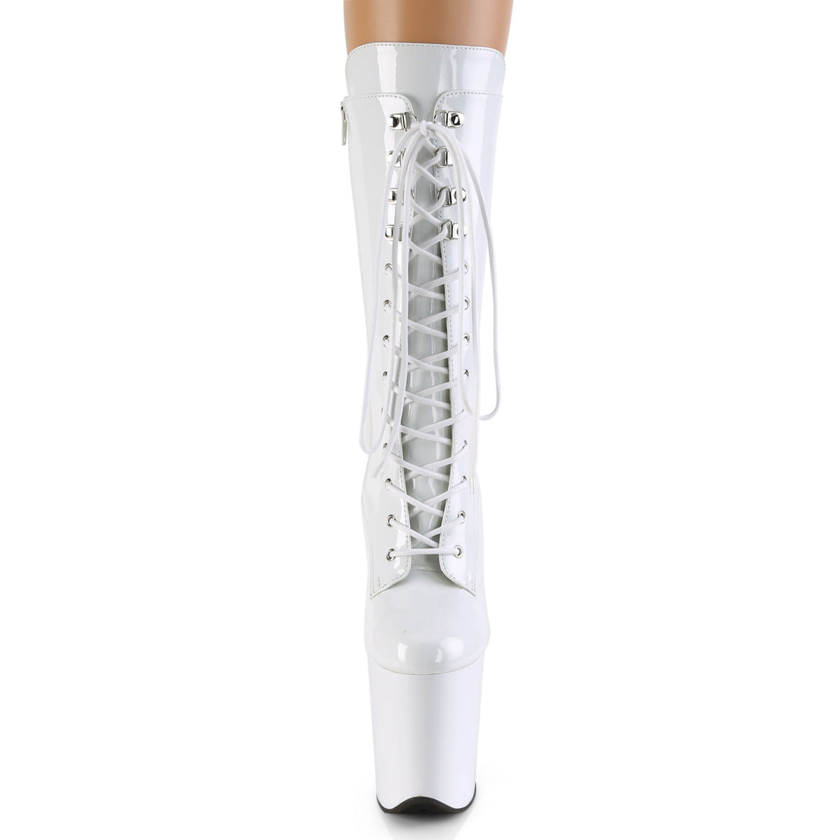 【PLEASER】FLAMINGO-1050 シューズ Wht Pat/Wht【取寄】