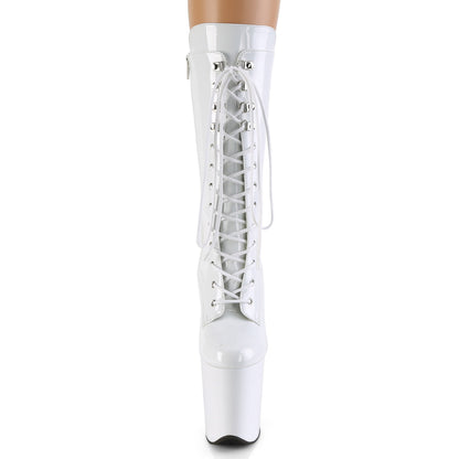 【PLEASER】FLAMINGO-1050 シューズ Wht Pat/Wht【取寄】
