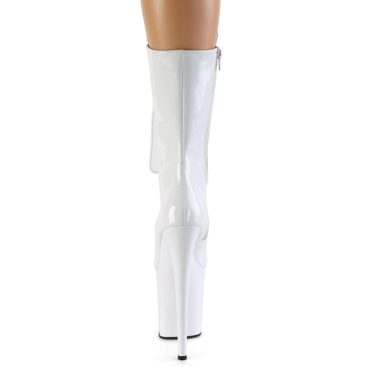 【PLEASER】FLAMINGO-1050 シューズ Wht Pat/Wht【取寄】