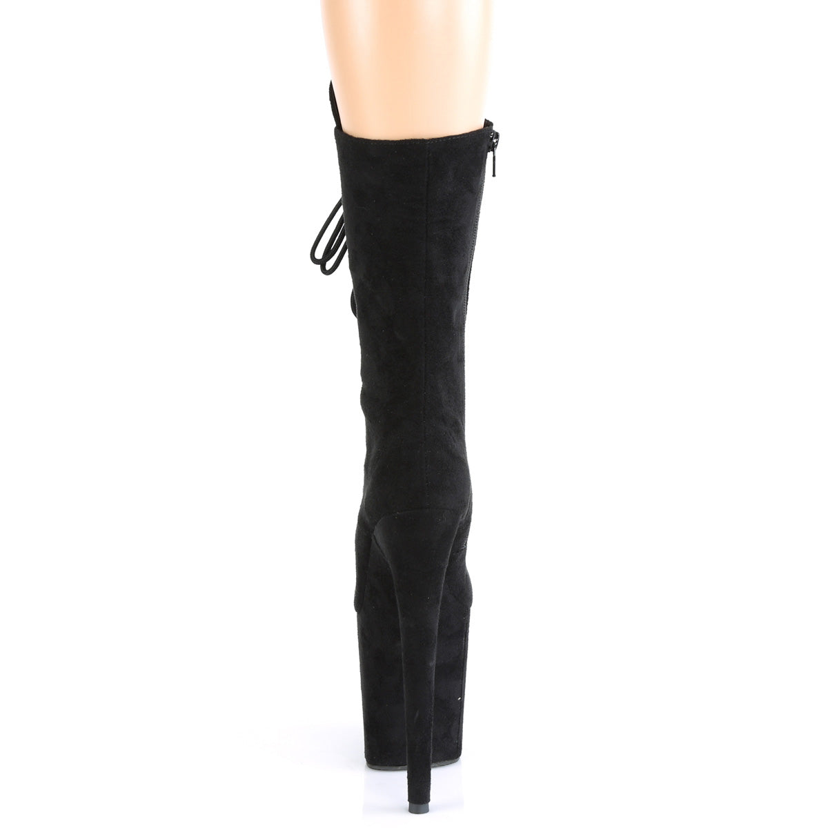 【PLEASER】FLAMINGO-1050FS シューズ Blk Faux Suede/Blk Faux Suede【取寄】