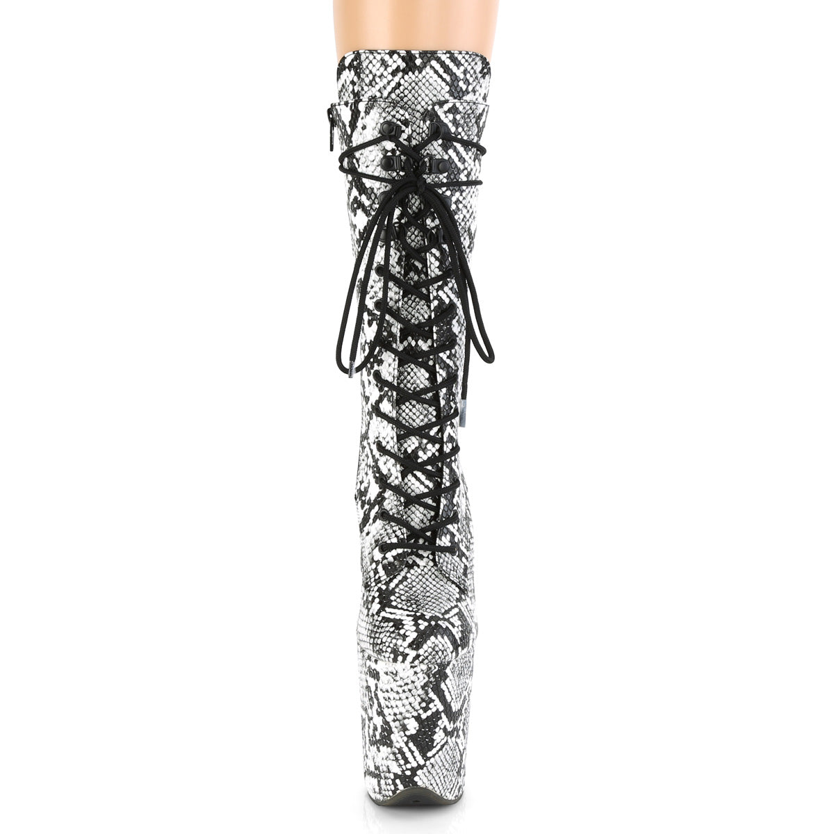 【PLEASER】FLAMINGO-1050SP シューズ Blk-Wht Snake Print/Blk-Wht Snake Print【取寄】