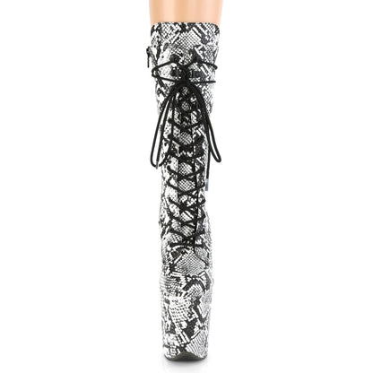 【PLEASER】FLAMINGO-1050SP シューズ Blk-Wht Snake Print/Blk-Wht Snake Print【取寄】