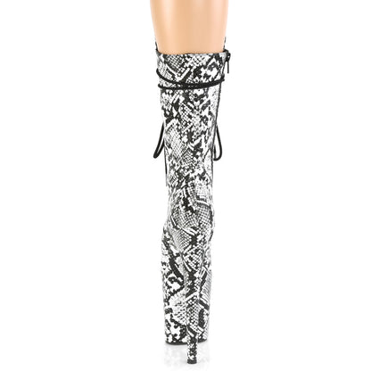 【PLEASER】FLAMINGO-1050SP シューズ Blk-Wht Snake Print/Blk-Wht Snake Print【取寄】