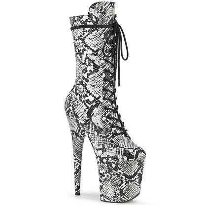 【PLEASER】FLAMINGO-1050SP シューズ Blk-Wht Snake Print/Blk-Wht Snake Print【取寄】