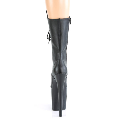 【PLEASER】FLAMINGO-1050WR シューズ Blk Faux Leather/Blk Faux Leather【取寄】