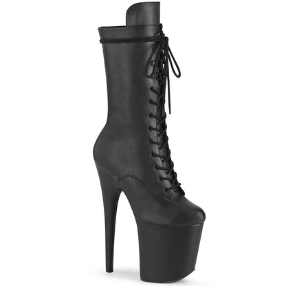 【PLEASER】FLAMINGO-1050WR シューズ Blk Faux Leather/Blk Faux Leather【取寄】