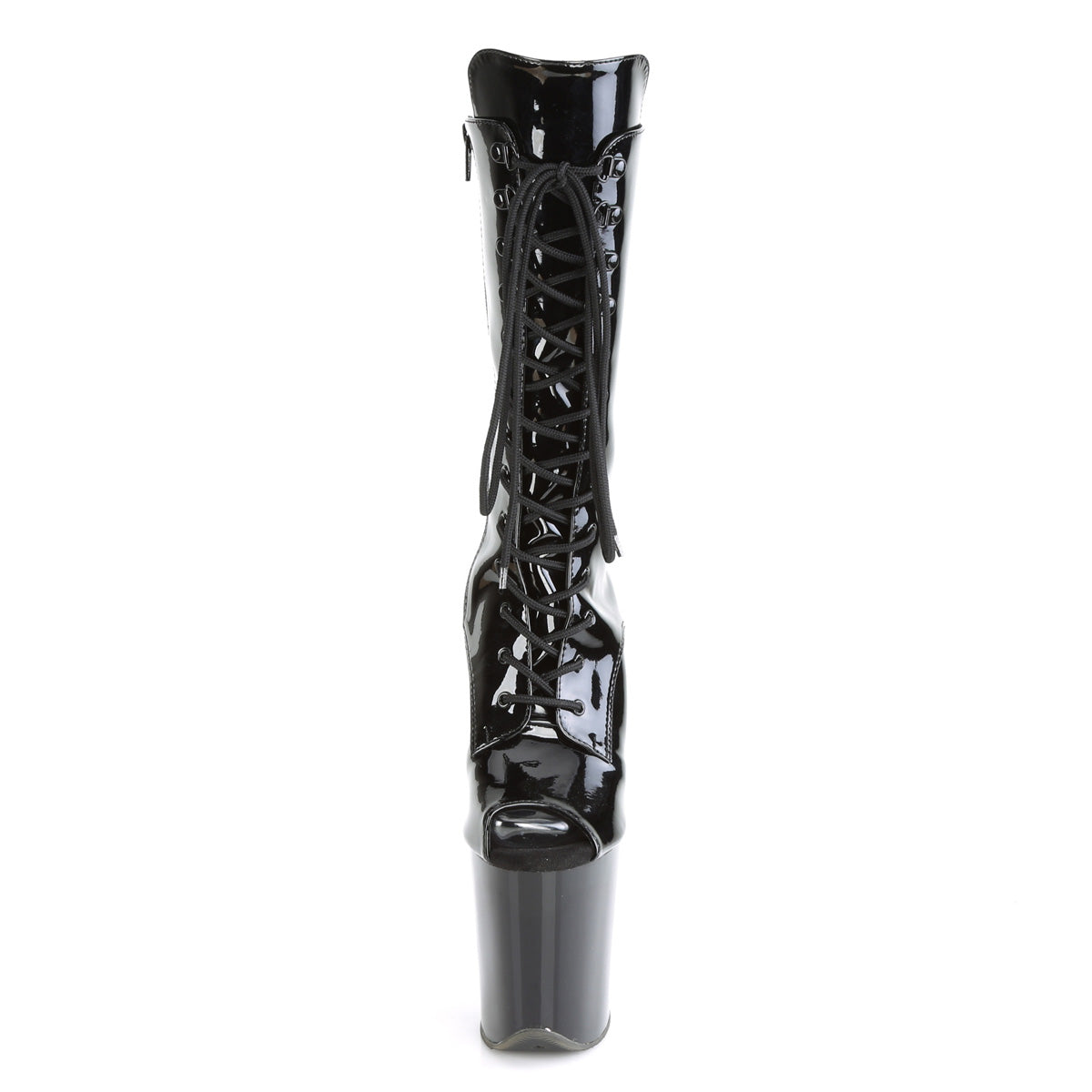 【PLEASER】FLAMINGO-1051 シューズ Blk Pat/Blk【取寄】