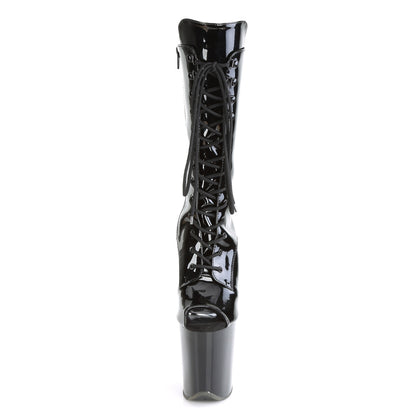 【PLEASER】FLAMINGO-1051 シューズ Blk Pat/Blk【取寄】