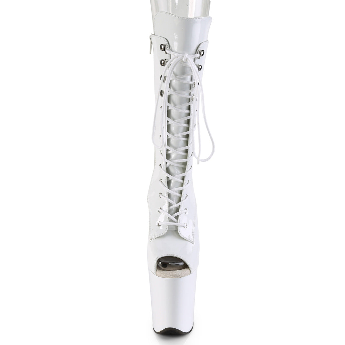 【PLEASER】FLAMINGO-1051 シューズ Wht Pat/Wht【取寄】