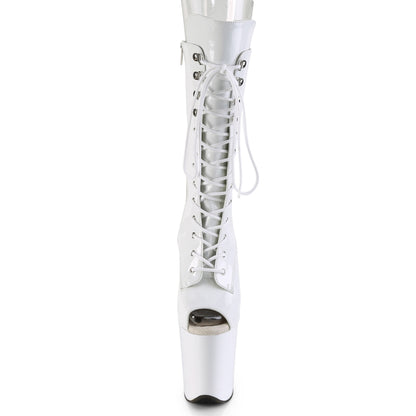 【PLEASER】FLAMINGO-1051 シューズ Wht Pat/Wht【取寄】