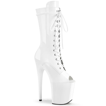 【PLEASER】FLAMINGO-1051 シューズ Wht Pat/Wht【取寄】