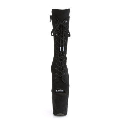 【PLEASER】FLAMINGO-1051FS シューズ Blk Faux Suede/Blk Faux Suede【取寄】