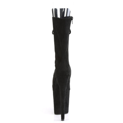 【PLEASER】FLAMINGO-1051FS シューズ Blk Faux Suede/Blk Faux Suede【取寄】