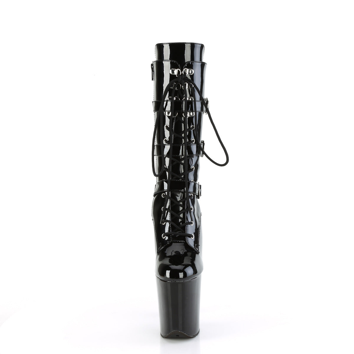 【PLEASER】FLAMINGO-1053 シューズ Blk Pat/Blk【取寄】