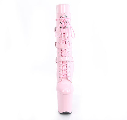 【PLEASER】FLAMINGO-1053 シューズ B. Pink Pat/B. Pink【取寄】