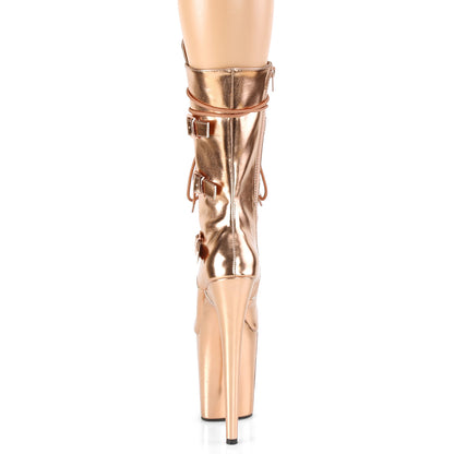 【PLEASER】FLAMINGO-1053 シューズ Rose Gold Metallic Pu/Rose Gold Metallic Pu【取寄】