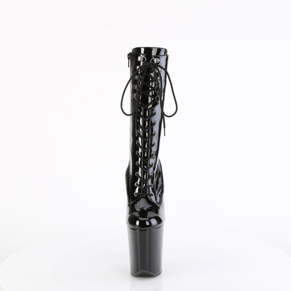 【PLEASER】FLAMINGO-1054 シューズ Blk Pat/Blk【取寄】