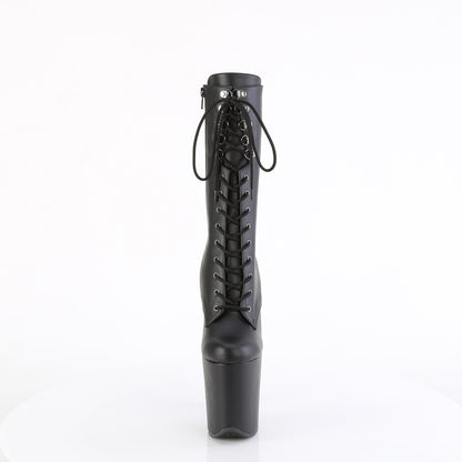 【PLEASER】FLAMINGO-1054 プラットフォームシューズ Blk Faux Leather/Blk Matte【取寄】