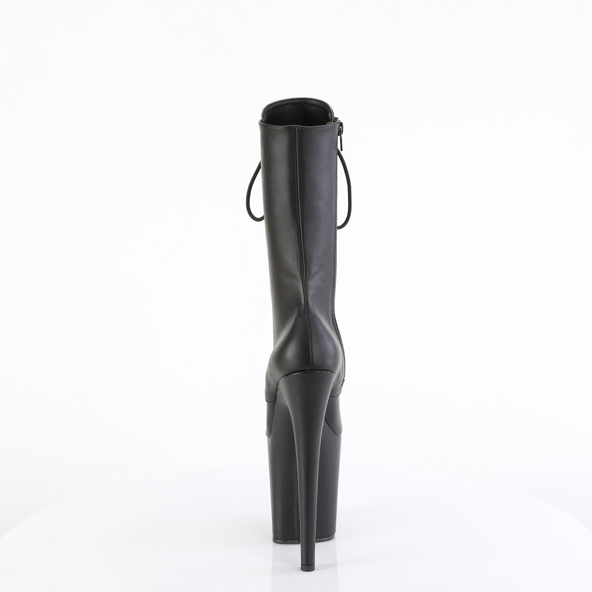 【PLEASER】FLAMINGO-1054 シューズ Blk Faux Leather/Blk Matte【取寄】