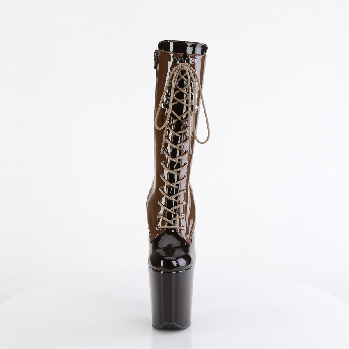 【PLEASER】FLAMINGO-1054DC シューズ Mocha-Coffee Pat/Mocha Coffee【取寄】