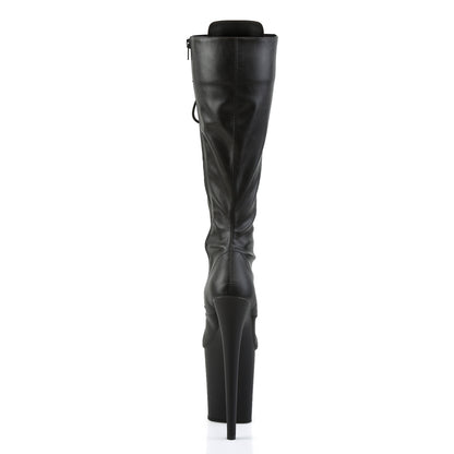 【PLEASER】FLAMINGO-2023 シューズ Blk Str Faux Leather/Blk Matte【取寄】