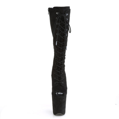 【PLEASER】FLAMINGO-2051FS シューズ Blk Faux Suede/Blk Faux Suede【取寄】
