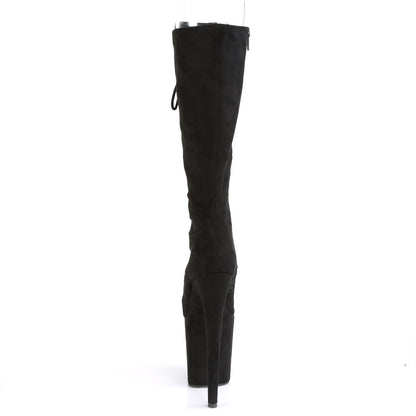 【PLEASER】FLAMINGO-2051FS シューズ Blk Faux Suede/Blk Faux Suede【取寄】