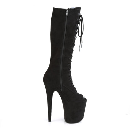 【PLEASER】FLAMINGO-2051FS シューズ Blk Faux Suede/Blk Faux Suede【取寄】