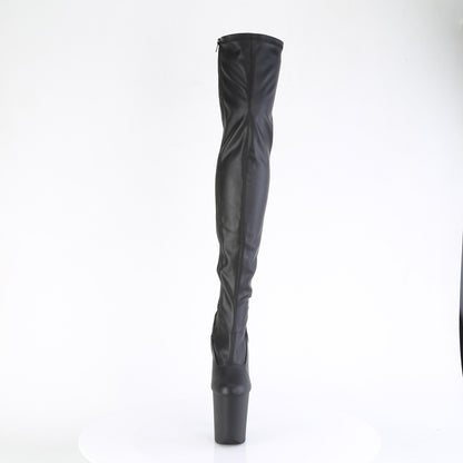 【PLEASER】FLAMINGO-3000 シューズ Blk Faux Leather/Blk Matte【取寄】