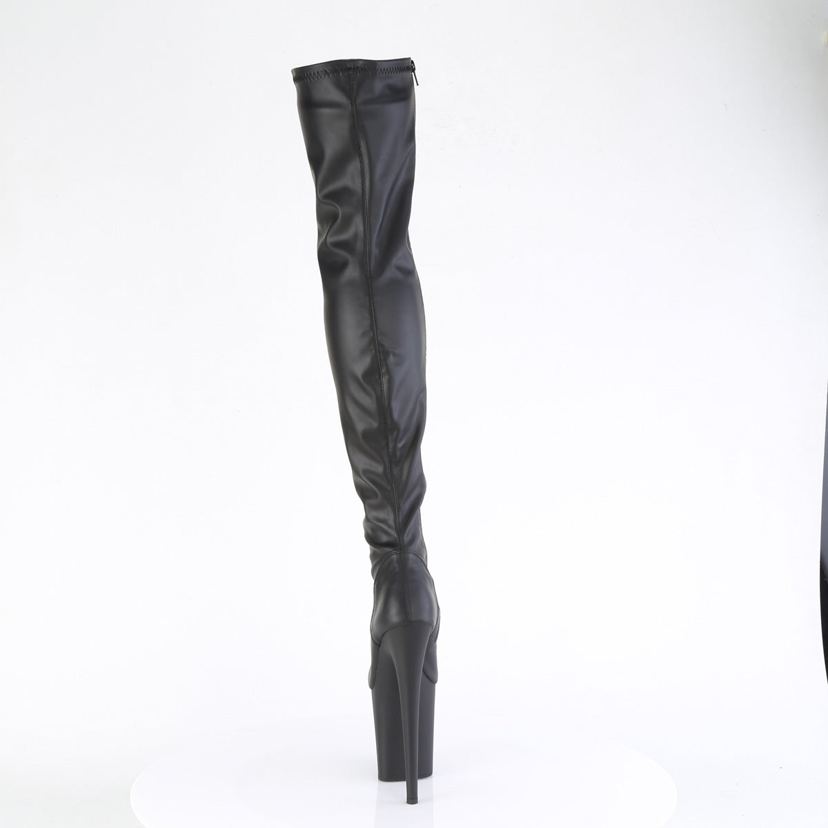 【PLEASER】FLAMINGO-3000 シューズ Blk Faux Leather/Blk Matte【取寄】