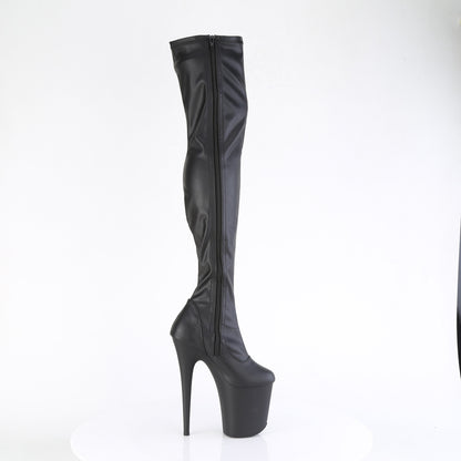 【PLEASER】FLAMINGO-3000 シューズ Blk Faux Leather/Blk Matte【取寄】